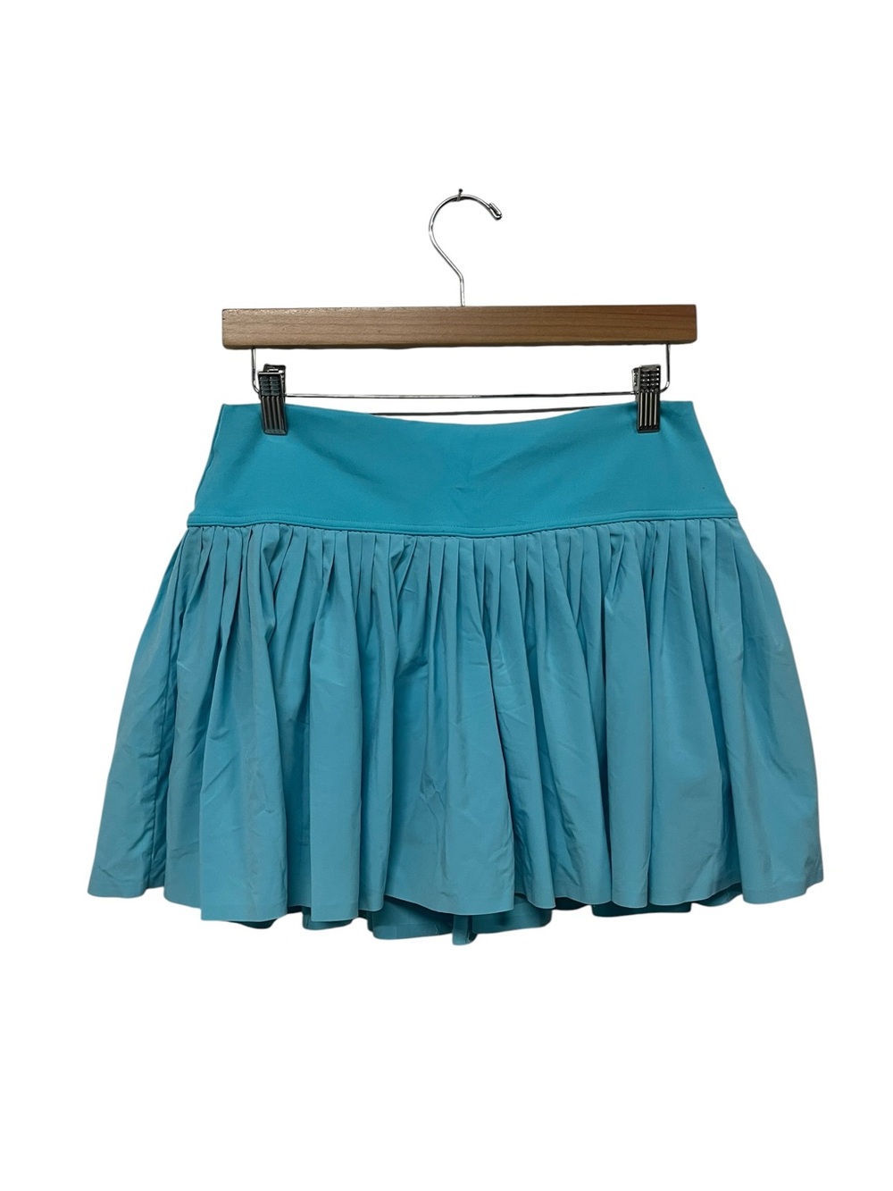 Offline by Aerie |‎ Blue/Teal Pleated Athletic Running Pleated Skirt w/ Shorts L